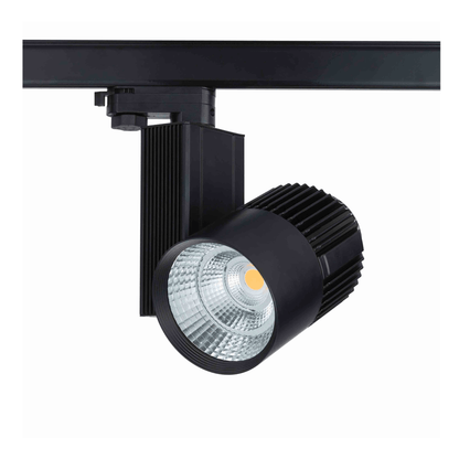 3-PHASEN-SCHIENENSTRAHLER 50W CRI&gt;95 SCHWARZ 3000K 4000K MDRLED®