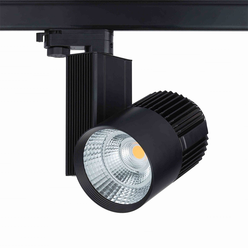 3-FASE RAILSPOT 40W 38° CRI>95 ZWART MDRLED®