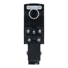 Stromanschluss links für 3-Phasen-Schienensystem – Schwarz. MDRLED