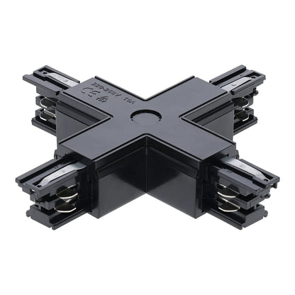 MDRLED® X-Connector 3-Fase Rail | Zwart | 16,5cm