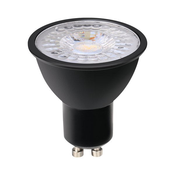 GU10 SPOT/lampje    3 Watt  ZWART  DIMBAAR 2700K 3000K 4000K MDRLED®.