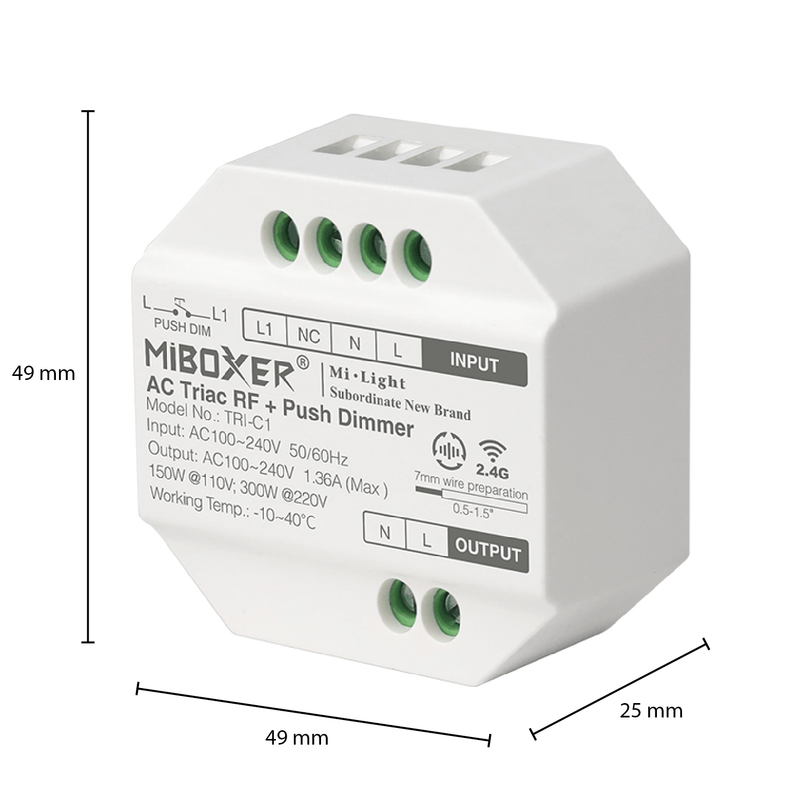 MI-LIGHT TRIAC DIMMER MODULE MDRLED®