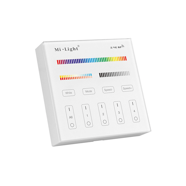 MI-LIGHT AFSTANDSBEDIENING 4 GROEPEN RGB+CCT MDRLED®