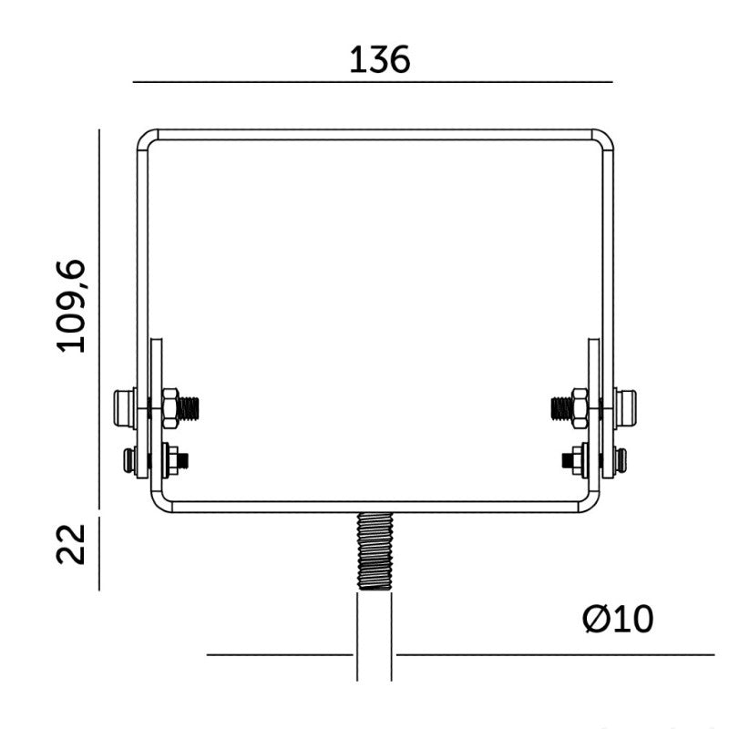 Highbay Ophangbeugel Verstelbaar MDRLED® Universeel per 2 stuks