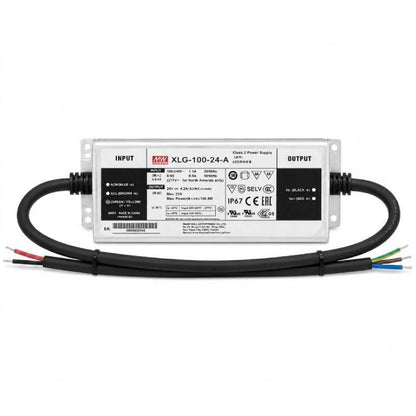 Mean Well 24V Driver 100W – IP67 – XLG-100-24-A LED Voeding