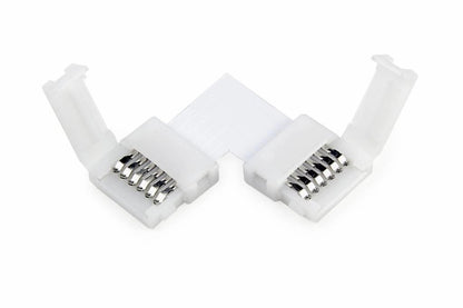 MDRLED® RGB-CCT Quick hoekstuk strip 6pin 12mm 10 Stuks