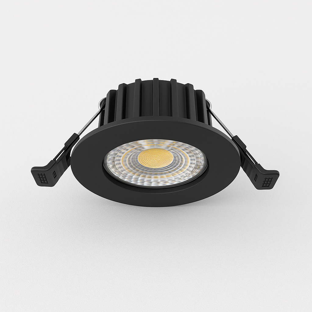 LED Inbouwspot Zwart 6W | Dimbaar | IP65 | CCT-Schakelaar | MDRLED® | 5 Jaar Garantie