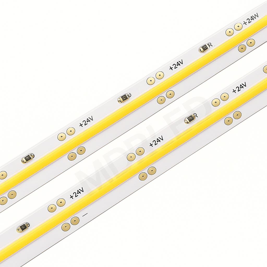 Taśma LED COB 24V IP20 5M 10W/M 3000K MDRLED®