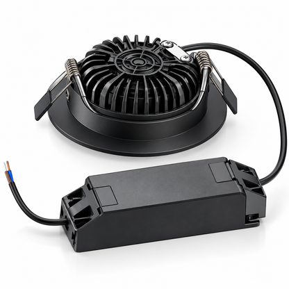 LED inbouwspot Slim-Fit | Ø68-78mm | 5W | Dim2Warm | Zwart