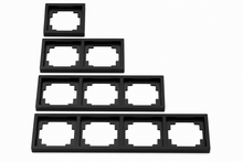 Afdekraam Wit/Zwart  1 t/m 4-Voudig MDRLED