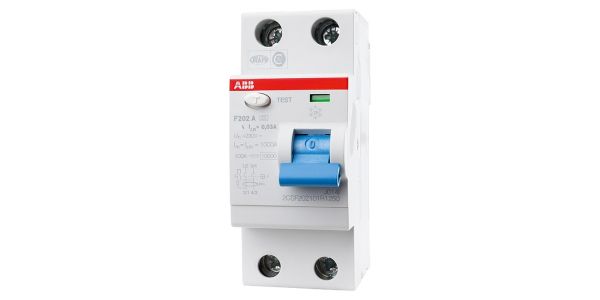 ABB aardlekschakelaar 2-Polig 40A 30mA F202 A-40/0,03