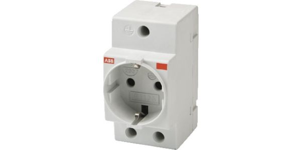 ABB DIN-Rail Wandcontactdoos | 16A | 250V | Randaarde | Set van 4 Stuks