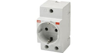 ABB DIN-Rail Wandcontactdoos | 16A | 250V | Randaarde | Set van 4 Stuks