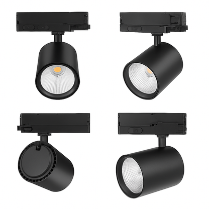 3-Fase Railspot  Zwart  10W–30W  Dimbaar  CCT Switch  MDRLED®