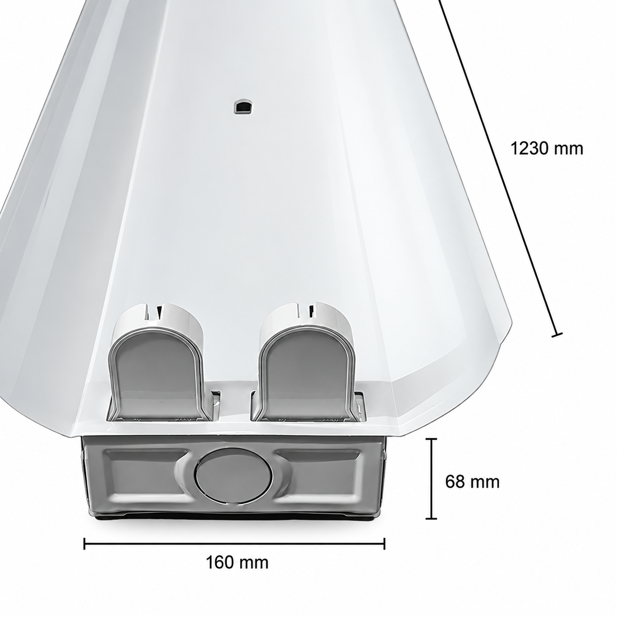LED TL Armatuur 120cm – Dubbel – IP22 – 10 Stuks