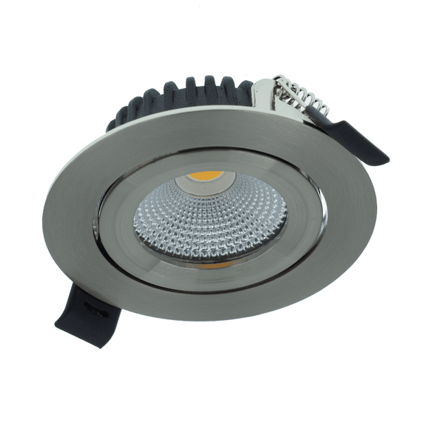 LED INBOUWSPOT  SLIM-FIT  5W  DIM2WARM  ZILVER. ACTIE MDRLED®