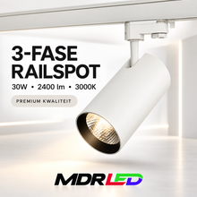 3-FAZOWA REFLEKTOR SZYNOWY 30W BIAŁY 3000K MDRLED®