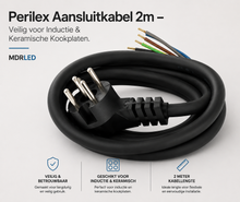 Perilex-Kabel 5 x 2,5 mm, 2 Meter, Schwarz-Neopren, hitzebeständig, KEMA-zertifiziert, MDRLED® 
