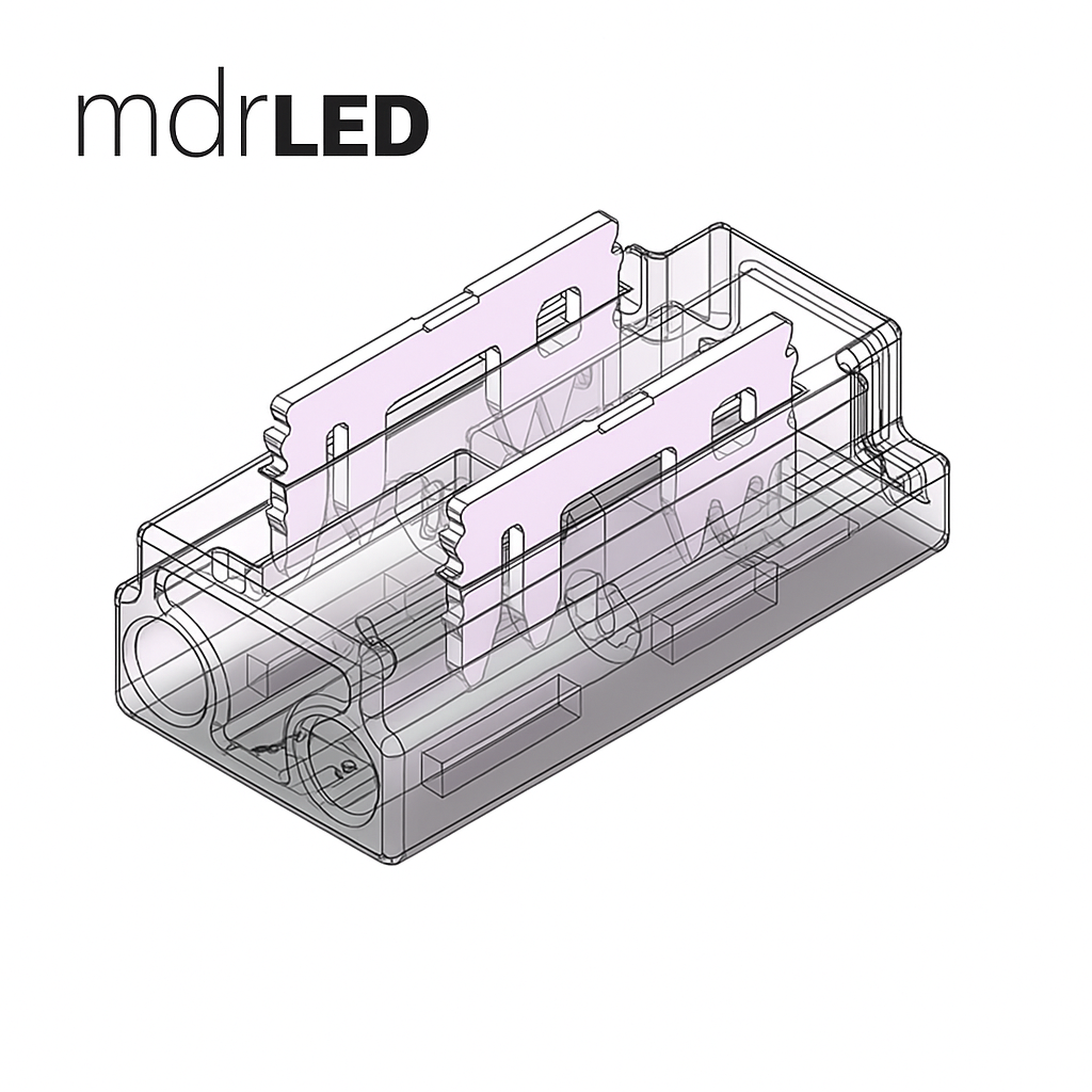 LED strip Connector 9-in-1 | 8mm | Single Color | COB/SMD | IP20 | Per 10 Stuks MDRLED®