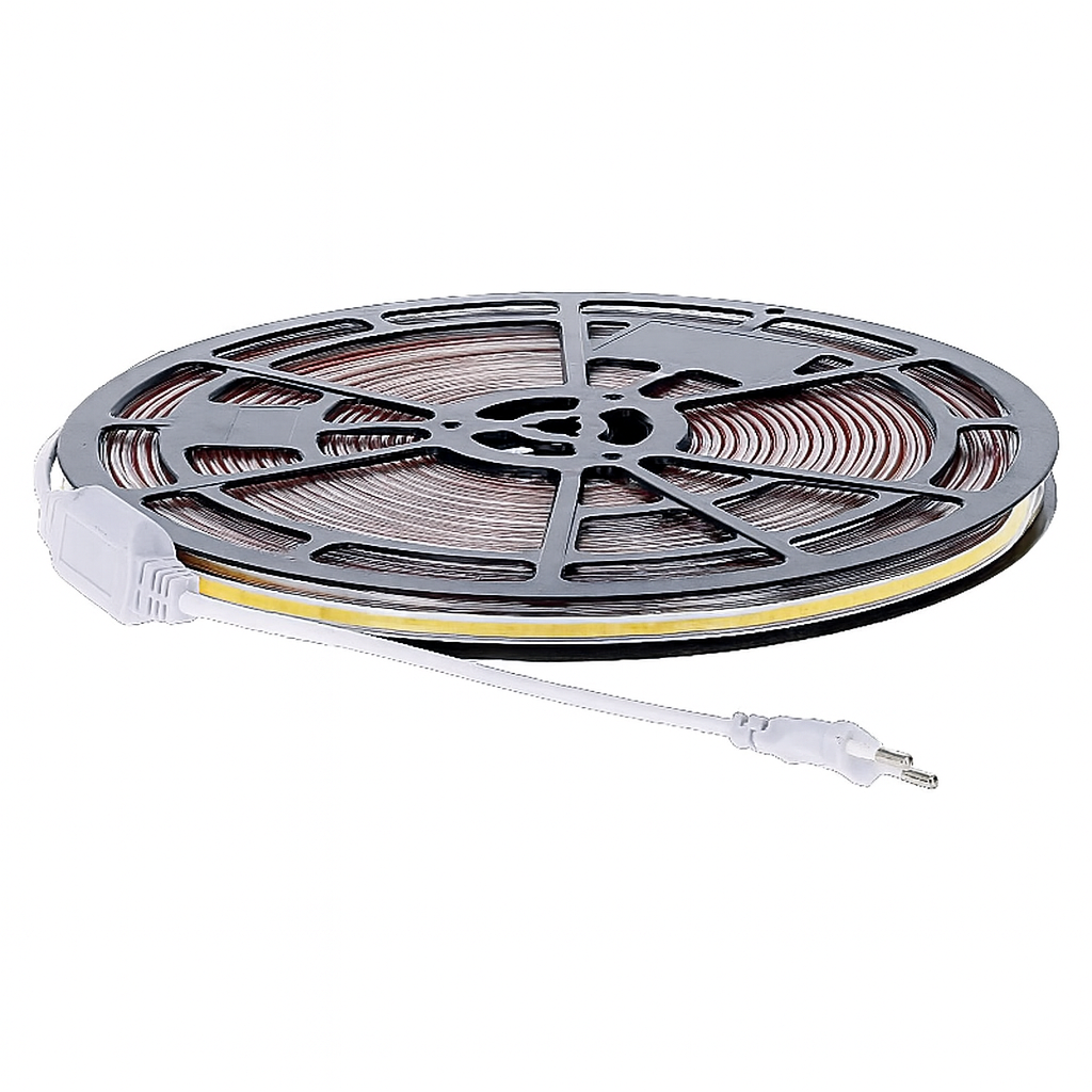 COB LED Strip 220V | 18,5m | 4000K Neutraal Wit | IP65 | MDRLED®