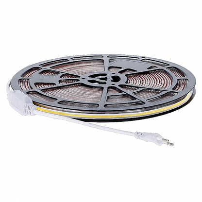 COB LED Strip 220V | 18,5m | 4000K Neutraal Wit | IP65 | MDRLED®