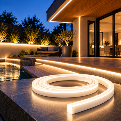 MDRLED® LED Neon Lichtslang 10m | 24V | 4000K | IP66