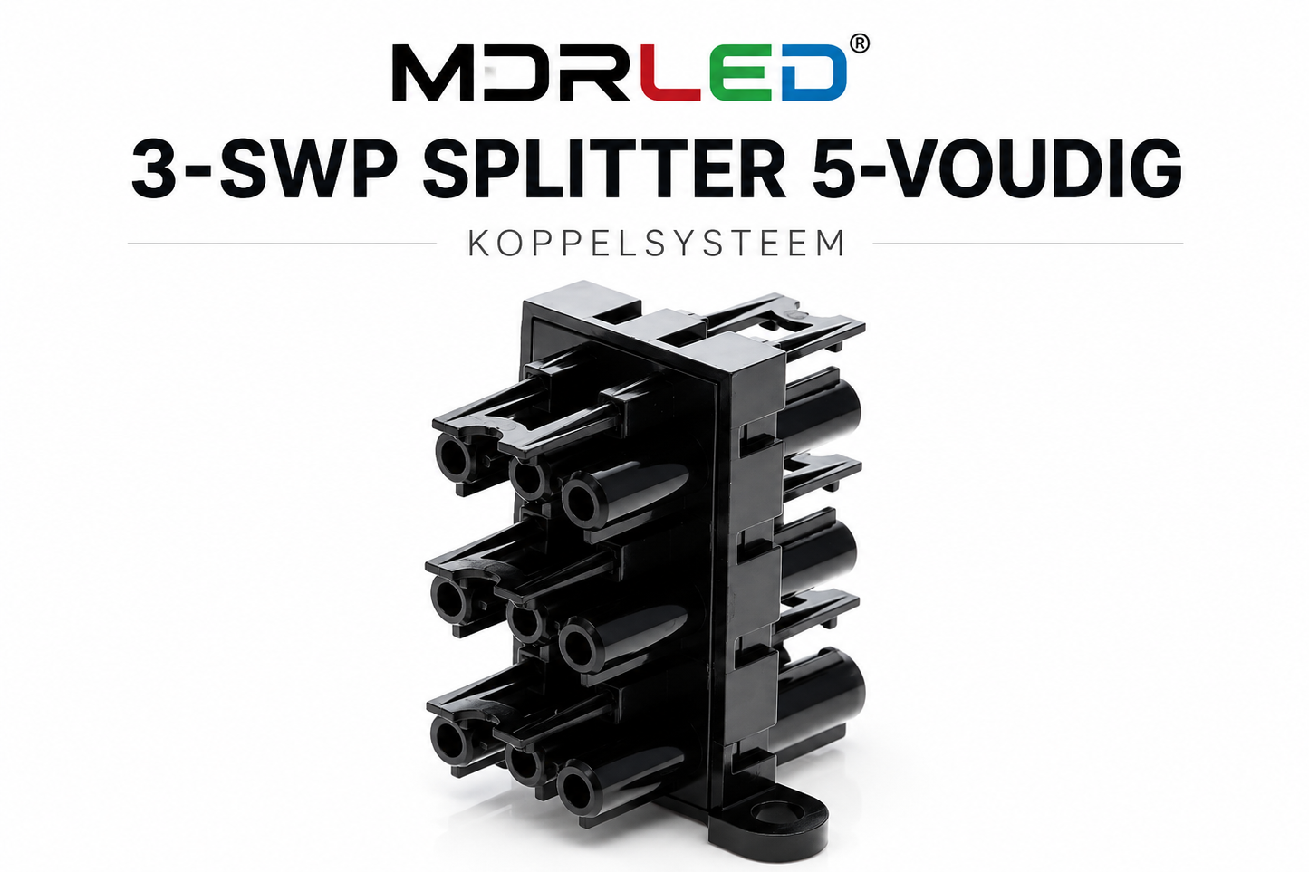 MDRLED® 3-SWP Splitter 5-Voudig | Wieland® Compatibel | Koppelsysteem