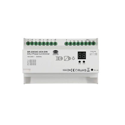 DALI dimmer | 4-kanaals | DIN-rail | Triac | Sunricher