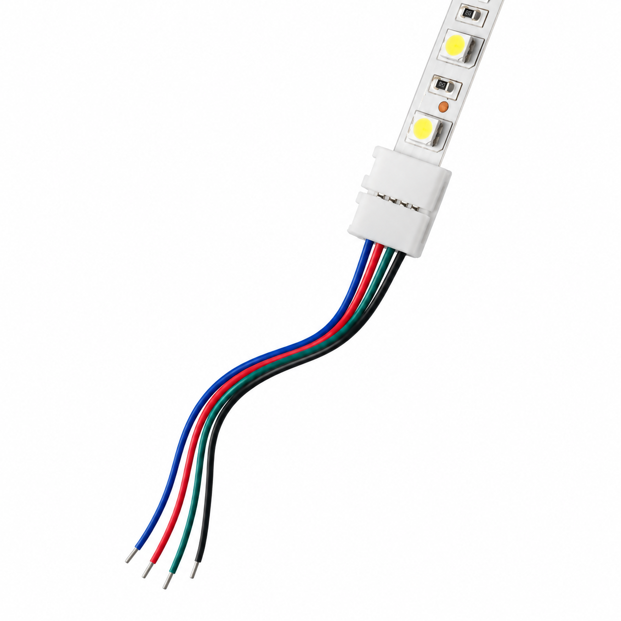 MDRLED® LED Strip RGB Klikconnector | 4-PIN | 10mm | 50cm | 50 Stuks