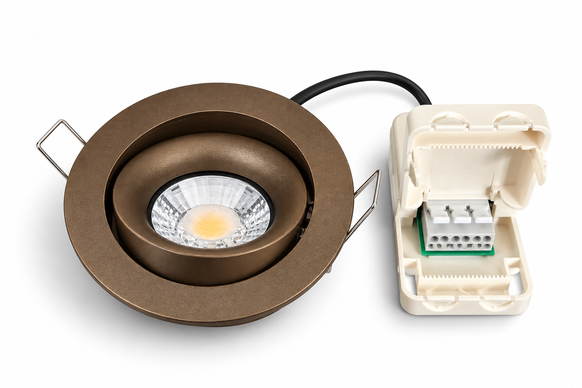 LED Inbouwspot Donkerbrons 4/6W CCT | CRI >98