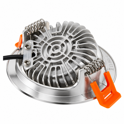 MDRLED® LUNA LED Inbouwspot 5W | Dim to Warm | Zilver | IP42