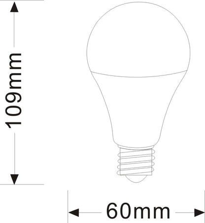 VERHUISFITTING E27  + LED LAMP E27 11W VERHUISLAMP 10 STUKS MDRLED®