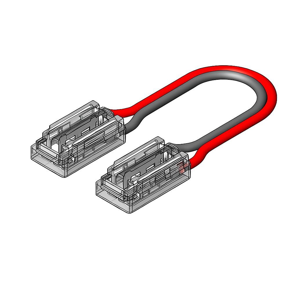 LEDstrip Connector 15cm | 5mm | Single Color | COB/SMD | IP20 | Per 10 Stuks MDRLED®