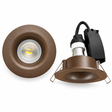 MDRLED® Verdiepte Inbouwspot GU10 Ø88mm | Donkerbrons | 3 Stuks