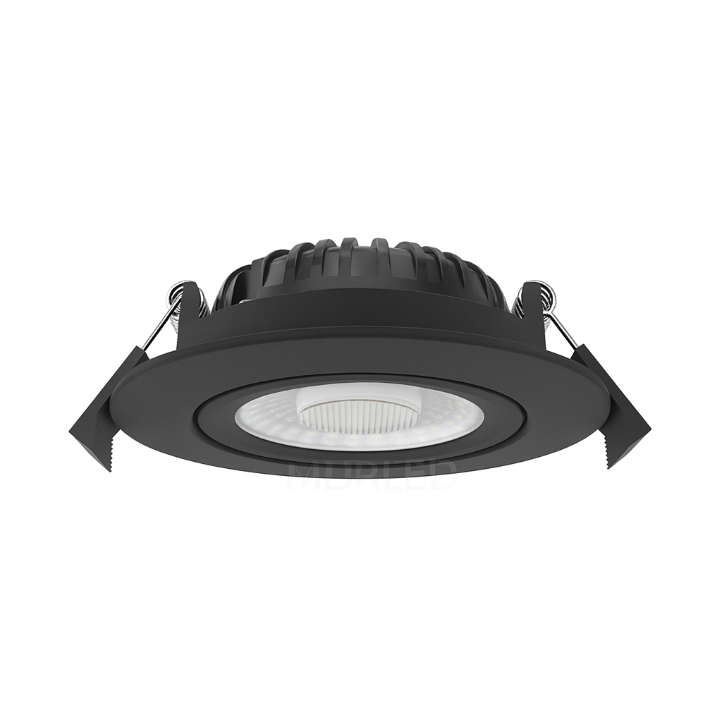 LUNA LED Inbouwspot | Zwart | 5W/7W | IP65 | CCT-Switch | Dimbaar