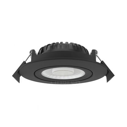 LUNA LED Inbouwspot | Zwart | 5W/7W | IP65 | CCT-Switch | Dimbaar