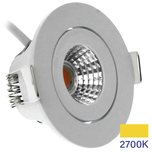 ECODIM ED-10061 LED INBOUWSPOT LAGE INBOUWDIEPTE IP54 AFMETING NAAR WARM ROND WIT 55MM.MDRLED®