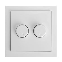 ED-10073 Duo dimmerknop passend in Busch-Jaeger Future Linear incl. centraalplaat en raamwerk