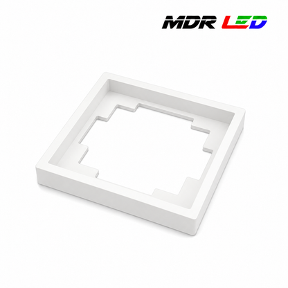 Afdekraam Wit/Zwart  1 t/m 4-Voudig MDRLED