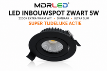 REFLEKTOR WPUSZCZANY LED SLIM-FIT 5W ŚCIEMNIANY, CZARNY Nowoczesne reflektory wpuszczane LED. Dioda LED MDR®