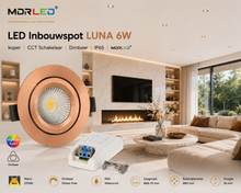 Oprawa punktowa LED SLIM-FIT 5W, ściemniana, miedziana, 2700K/3000K, MDR LED®
