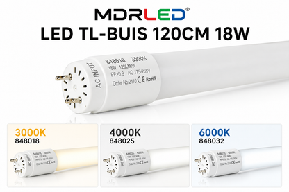 ŚWIETLÓWKA LED TL-TUBE 120CM 18W MDRLED®