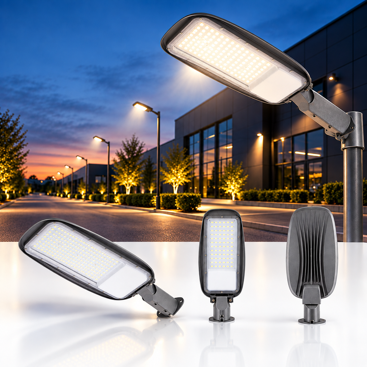 LED straatlamp | 30W | Daglichtsensor | IP66 | 4000K/6000K