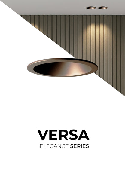 InbouwspotVersa Elegance Nano Dim-to-Warm wit, zwart, goud en brons| Ø45 mm