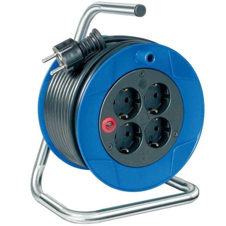 Kabelhaspel Compact  4 Stopcontacten  15 Meter  IP20