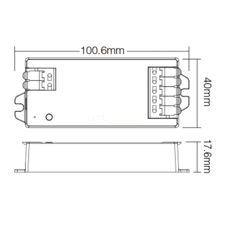 MiBoxer LED controller 2,4GHz 2 in1 enkele kleur dubbel wit 12 24V-bediening E2-RF MDRLED®