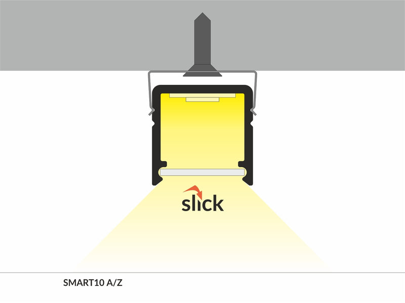 PROFIEL SMART 10MM 2MT in/opbouw