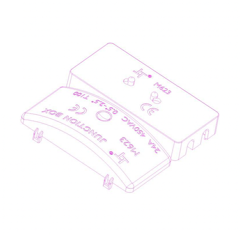 KABELDOOS  INCL. CONNECTOR  3 ADERIG 10 stuks MDRLED®