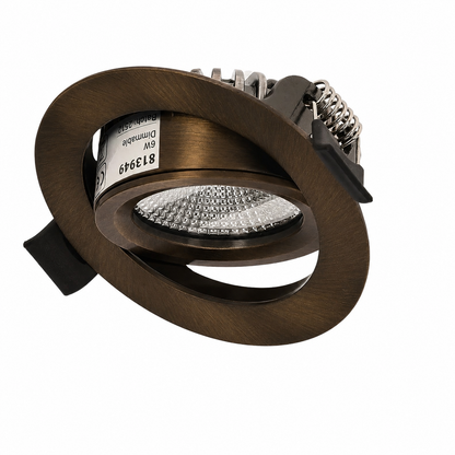MDRLED® LED Inbouwspot Slim-Fit 4/6W | CCT | Donker Brons