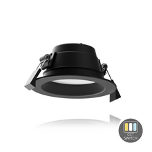 LED DOWNLIGHT  Ginevra CCT-SWITCH  Ø90  9W  ZWART